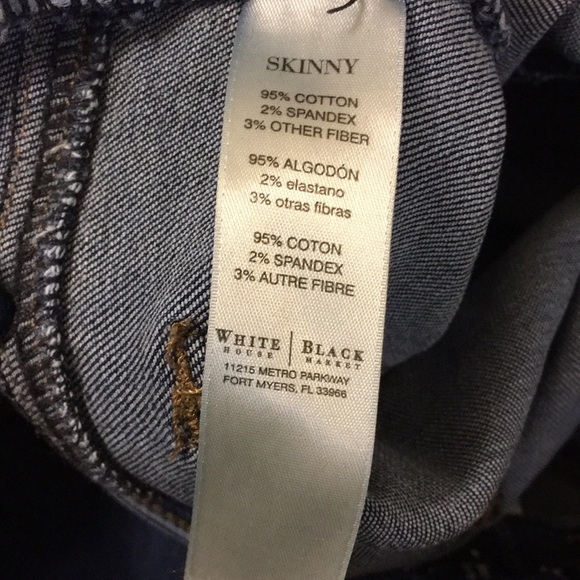 SOLD • {White House Black Market} Skinny Jeans • - Picture 4 of 6